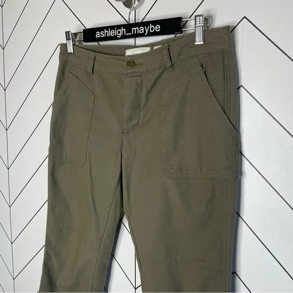 Hei Hei | Moto Skinny Pants Button Fly Green Size 27 - Picture 3 of 13